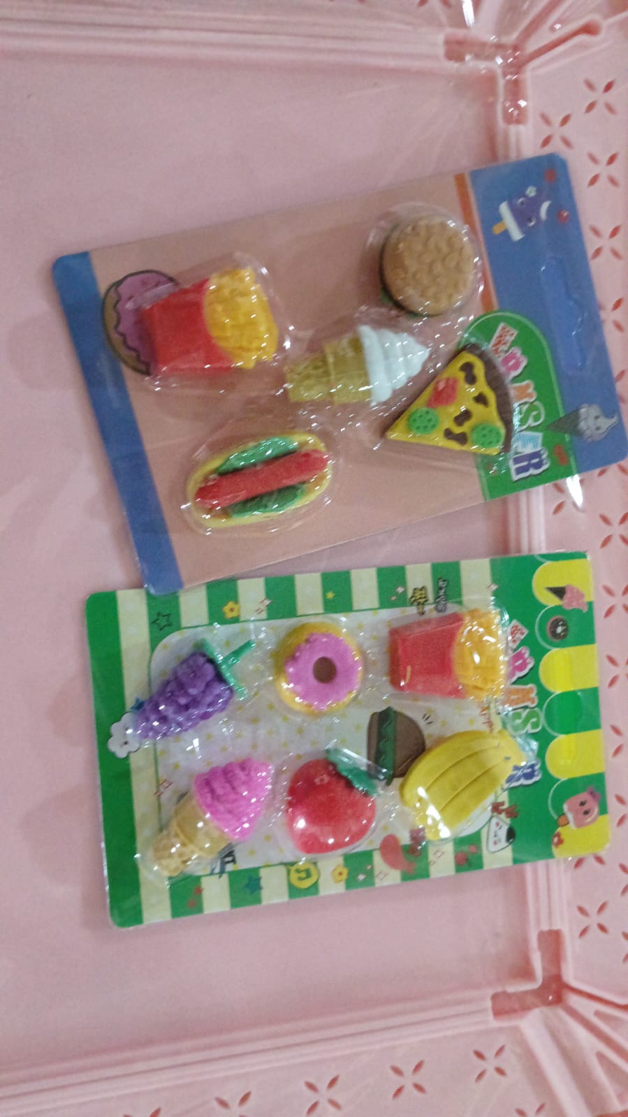 3D Food Fancy & Stylish Colorful Erasers, Mini Eraser Creative Cute Novelty Eraser for Children Different Designs Eraser Set for Return Gift, Birthday Party, School Prize (1 Set / Mix Design & Color) 3D Food Fancy & Stylish Colorful Erasers, Mini Eraser Creative Cute Novelty Eraser for Children Different Designs Eraser Set for Return Gift, Birthday Party, School Prize (1 Set / Mix Design & Color)